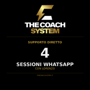 4 Sessioni WhatsApp con Lorenzo